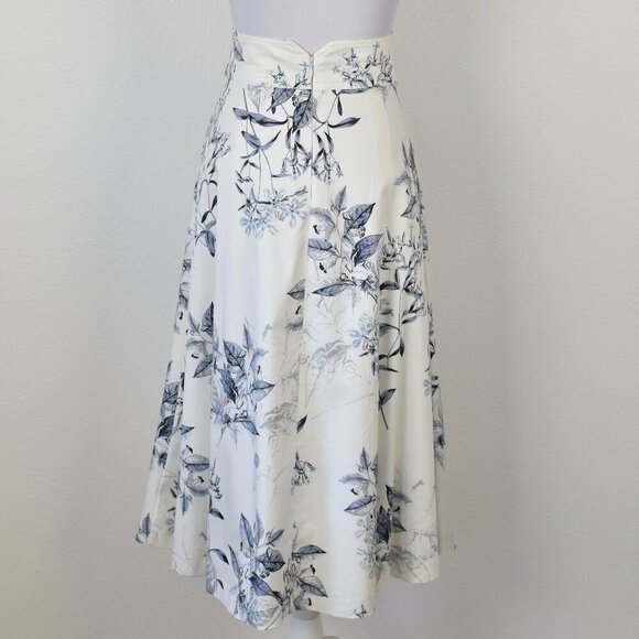 Alex Marie Lush Escape Floral Pleated Midi Skirt - 8 - Picture 6 of 9